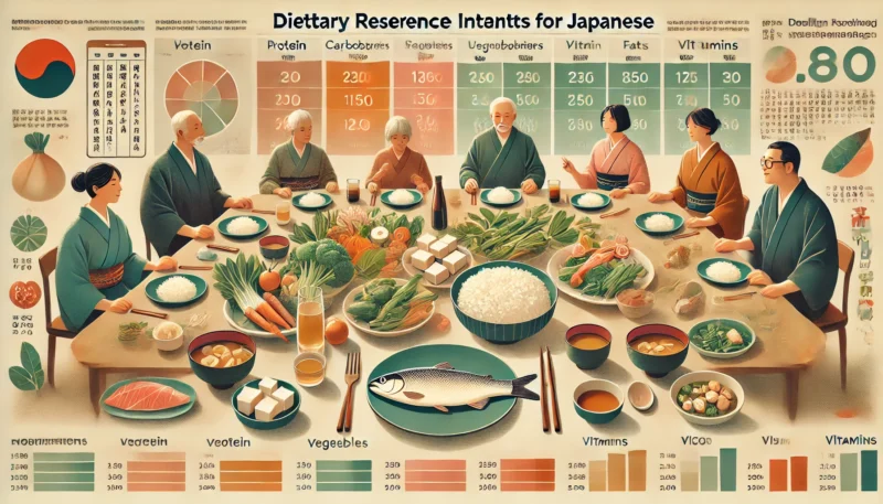 「日本人の食事摂取基準」のイメージ図