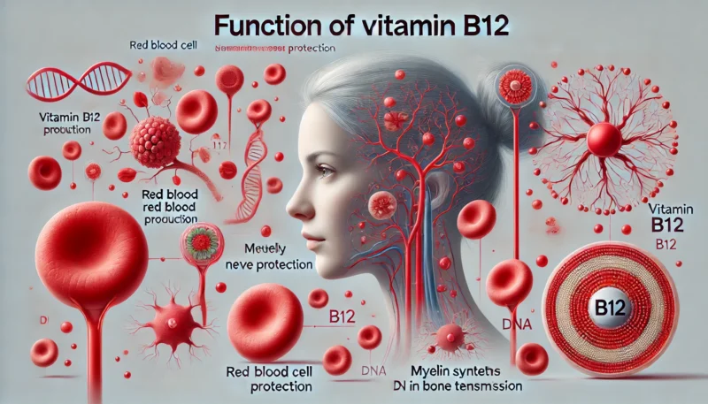 ビタミンB12の機能のイメージ画像