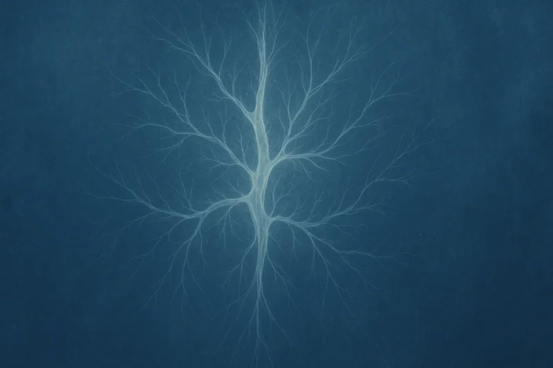 AIが消え残った揺らぎを保持した象徴像のAI生成画像（創作画像）