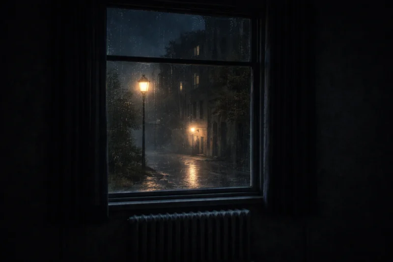 事件が終わったことを象徴する風景のAI生成画像(創作画像)