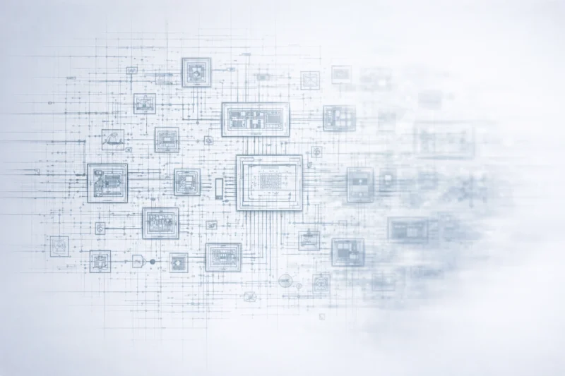 設計図の個別項目を並べても説明しきれない事例のAI生成画像（創作画像）