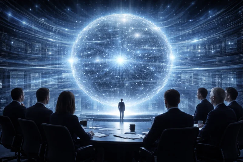 問いが語られずに残された構造のAI生成画像（創作画像）