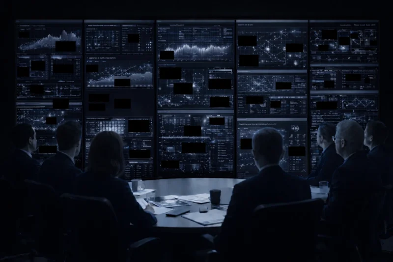 説明量の減少について議論された会議のAI生成画像(創作画像)