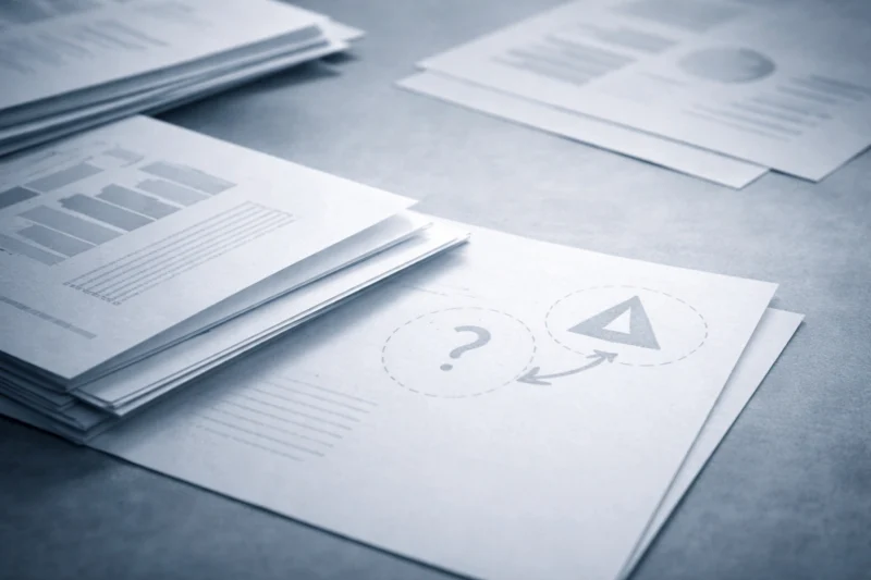 危険は否定されながらも空白が残る資料のAI生成画像（創作画像）