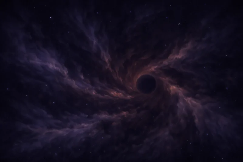 巨大ガス雲の内部のAI生成画像（創作画像）